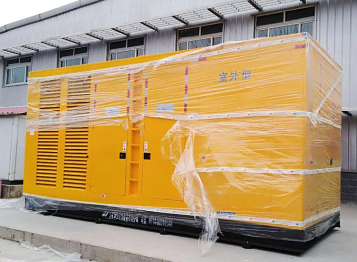 北京某部队定制室外型800KW静音发电机组