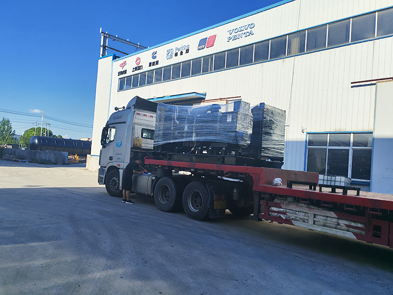 恒华动力 2 台 460KW 上柴系列柴油发电机组顺利发往西安