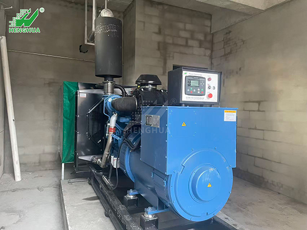 恒华动力顺利完成大连某小学玉柴 400KW 发电机组送货安装