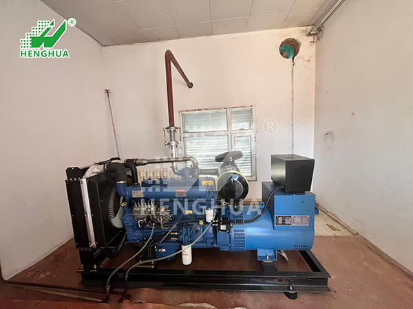 恒华动力圆满完成哈尔滨某地 80KW 机组调试
