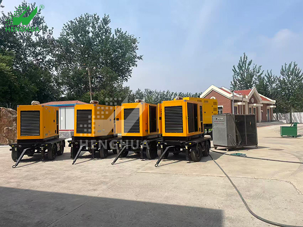 恒华动力助力某地开展防汛设备保养及带载测试