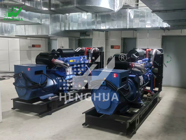 恒华动力 260KW 并机机组抵达黑龙江医院现场